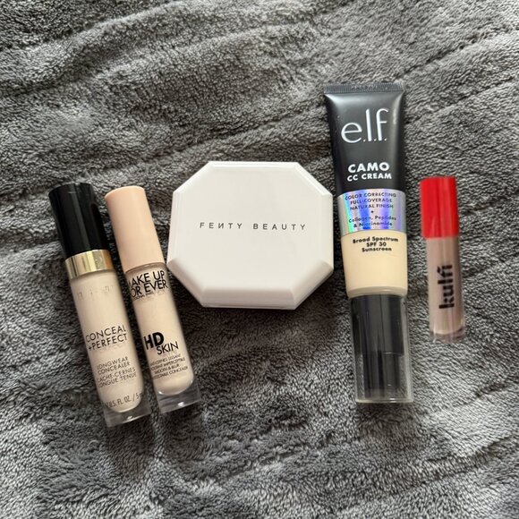 Fenty, Makeup For Ever, Kulfi, Elf, Milani Complexion Bundle - Picture 1 of 2